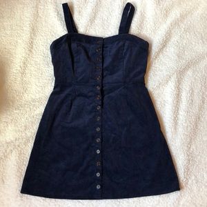 Navy Blue Fitted Dress